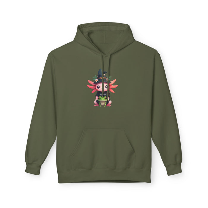Repticon Women's Midweight Softstyle Fleece Hoodie w/ Axolotl