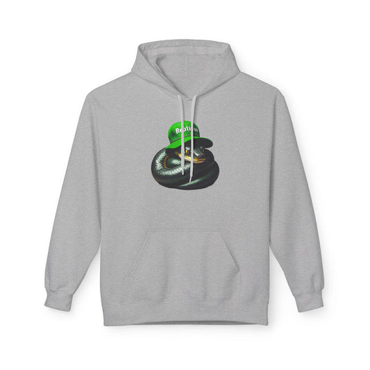 Repticon Women's Midweight Softstyle Fleece Hoodie w/ Black Snake
