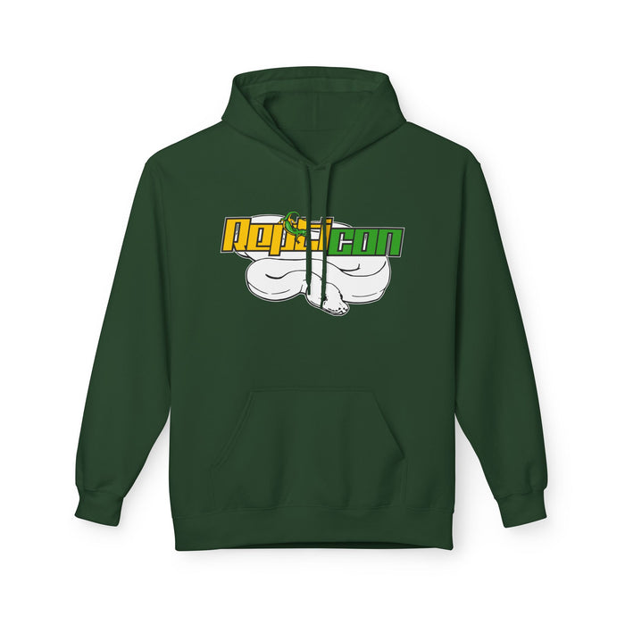 Repticon Women's Midweight Softstyle Fleece Hoodie w/ White Ball Python