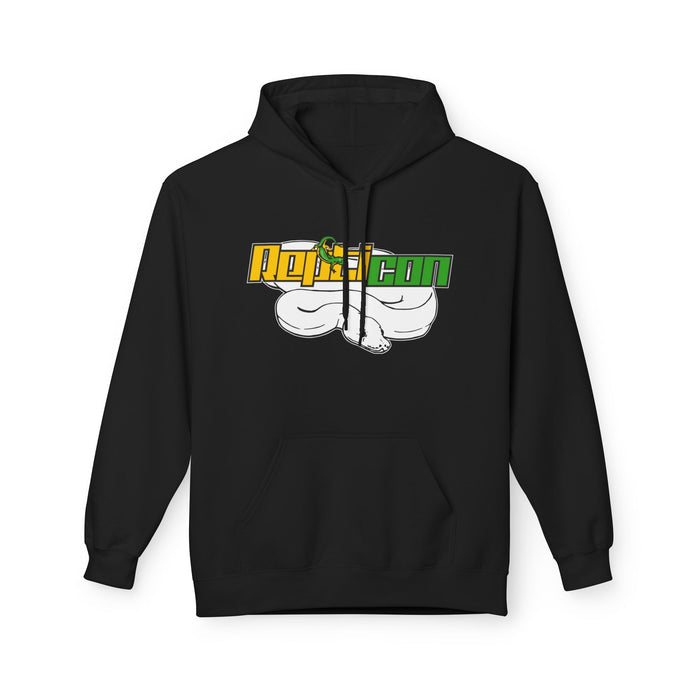 Repticon Women's Midweight Softstyle Fleece Hoodie w/ White Ball Python