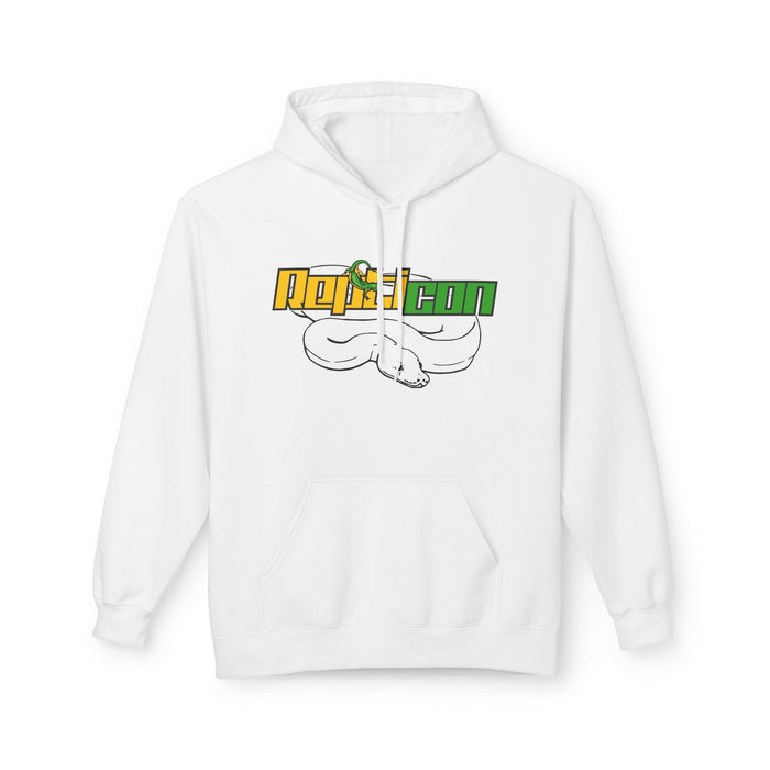 Repticon Women's Midweight Softstyle Fleece Hoodie w/ White Ball Python