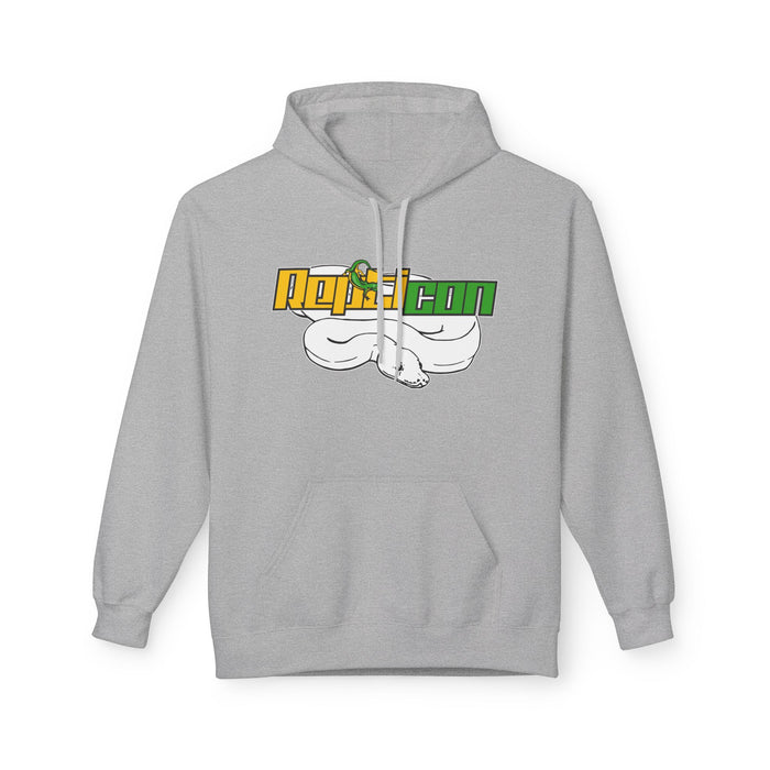 Repticon Women's Midweight Softstyle Fleece Hoodie w/ White Ball Python