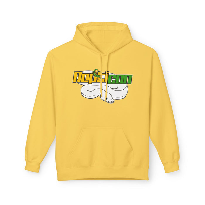 Repticon Women's Midweight Softstyle Fleece Hoodie w/ White Ball Python