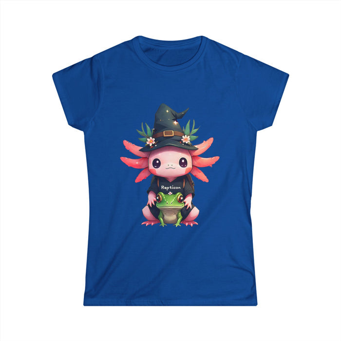 Repticon Women's Softstyle Tee w/ Axolotl