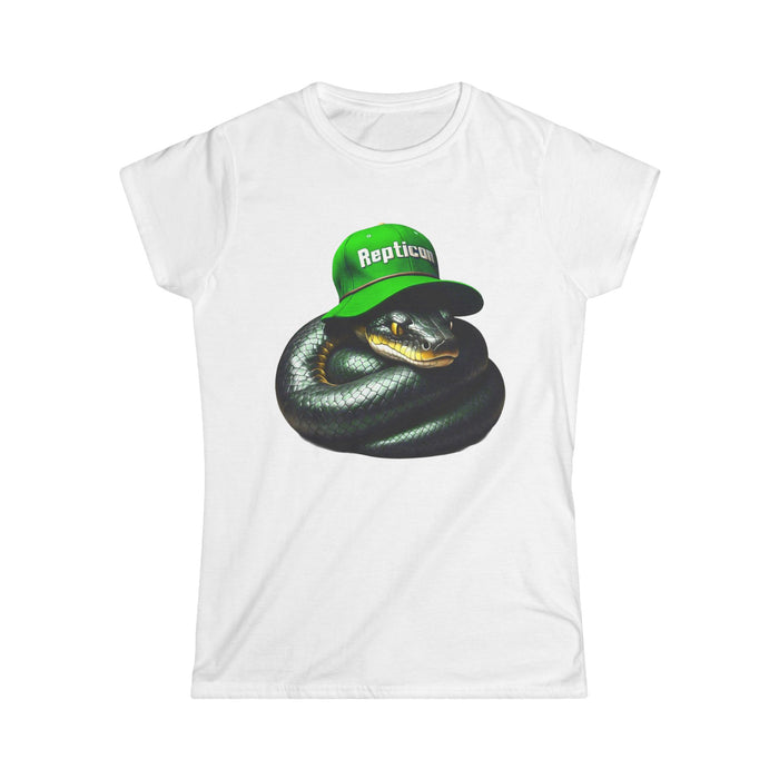 Repticon Women's Softstyle Tee w/ Black Snake