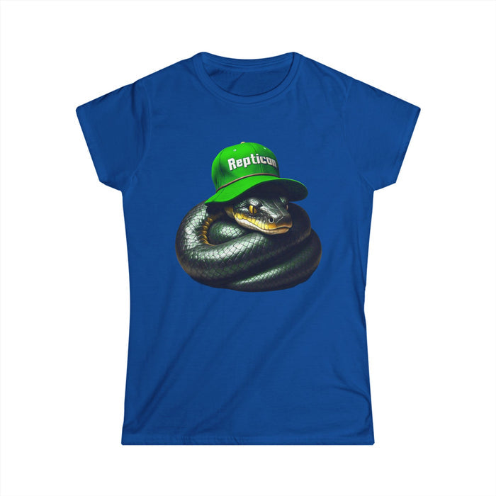 Repticon Women's Softstyle Tee w/ Black Snake