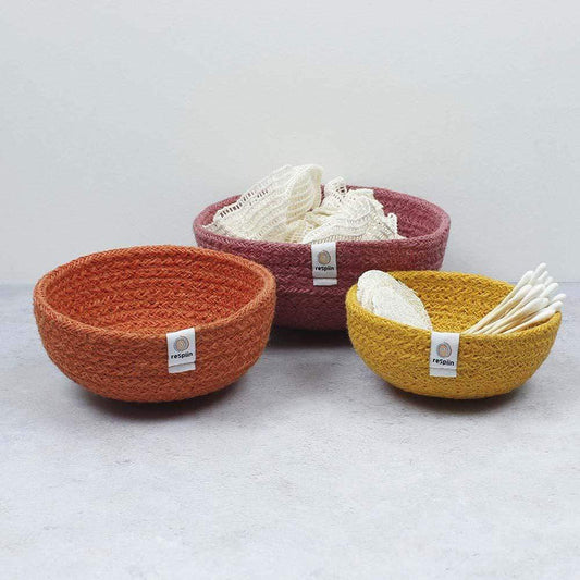 Respiin Jute Mini Bowl Set - Fire &Keep