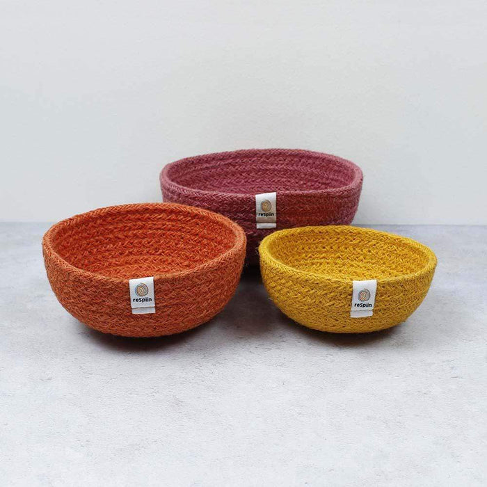 Respiin Jute Mini Bowl Set - Fire &Keep