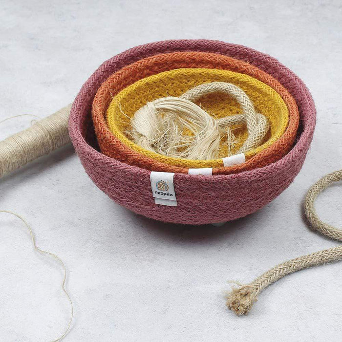 Respiin Jute Mini Bowl Set - Fire &Keep