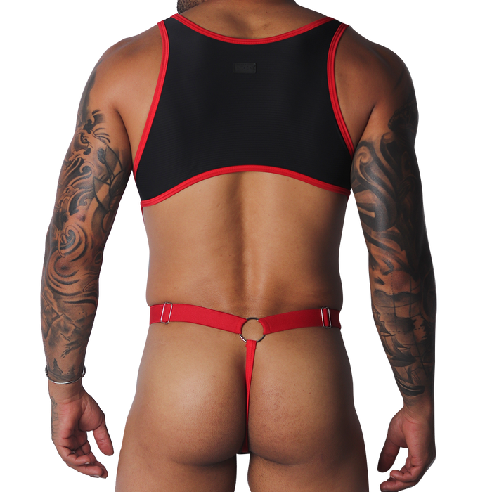 Romantic Black Body vista posterior de Gigo Underwear