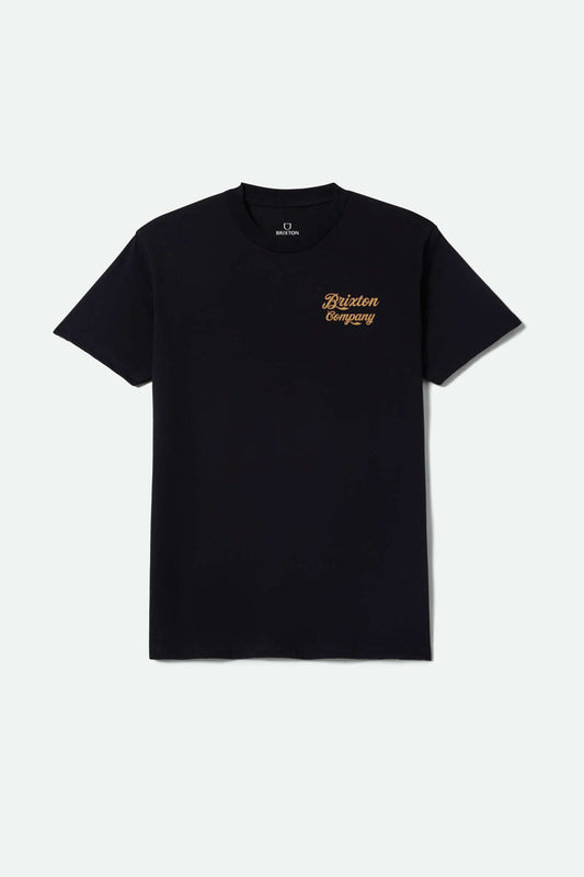 Men's Salem T-Shirt in the color Black - Front Product View