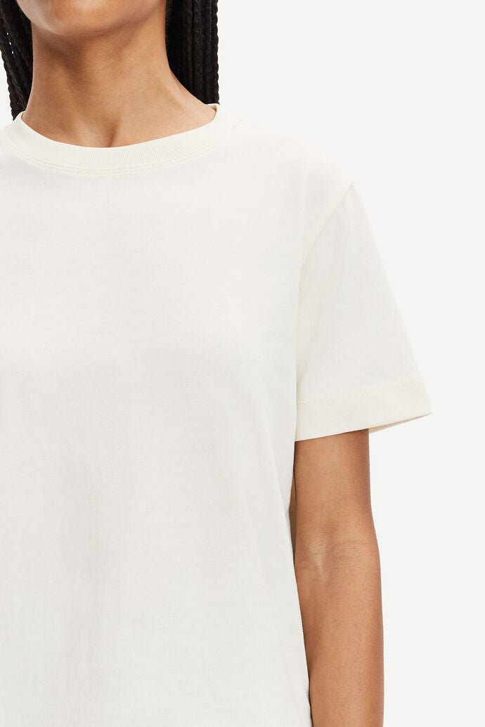 Samsoe Samsoe Femme - Basic Camino T-shirt SS White - T-shirt blanc-Tops-F00012400