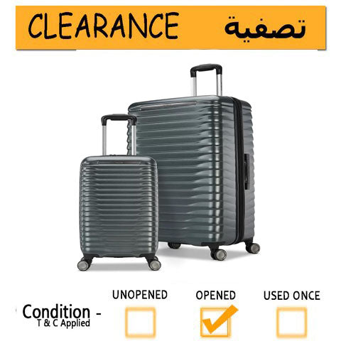 Samsonite Element 2 Piece Hardside Luggage Set in Green-Small & Large,- CLEARANCE