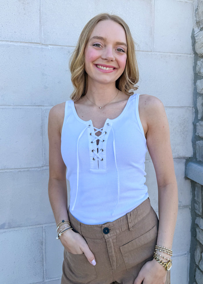 Sanctuary Clothing Go-To Lace Up Tank