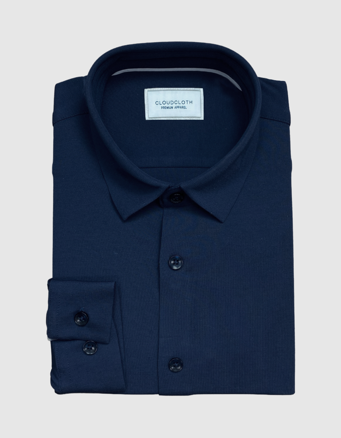SH9902 BOY'S PREMIUM STRETCH SHIRT - Available in Navy, Light Blue, Tan