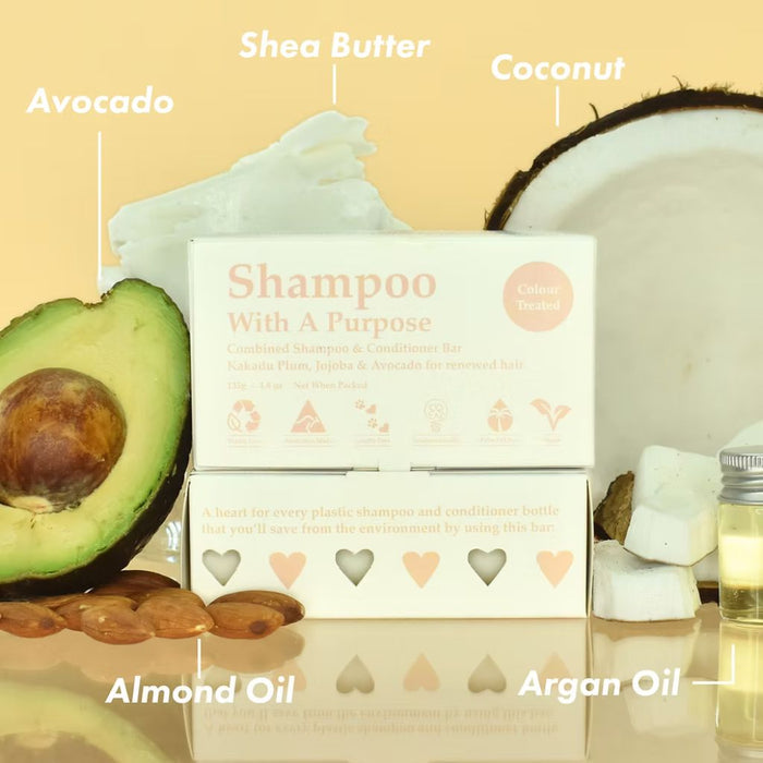 Go-For-Zero-Australia-Shampoo-with-a-Purpose-Colour-Treated-Shampoo-&-Conditioner-Bar-135g-Ingredients