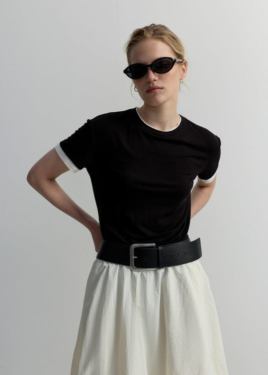 SHEER LAYERS TEE