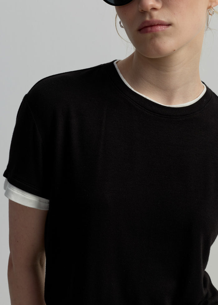 SHEER LAYERS TEE