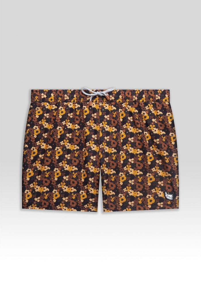 Short de Baño Classic Pixel Floral - Polonio Uruguay