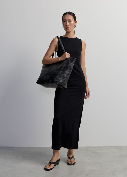 SLEEVELESS JERSEY MAXI DRESS