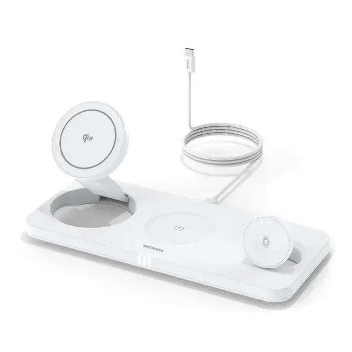 SNAPStation ATRIUM Qi2 23W 4-in-1Magnetic Wireless Charging Station MICRODIA