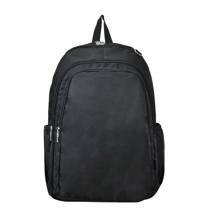 Solid Black NGIL Premium Large Canvas Backpack