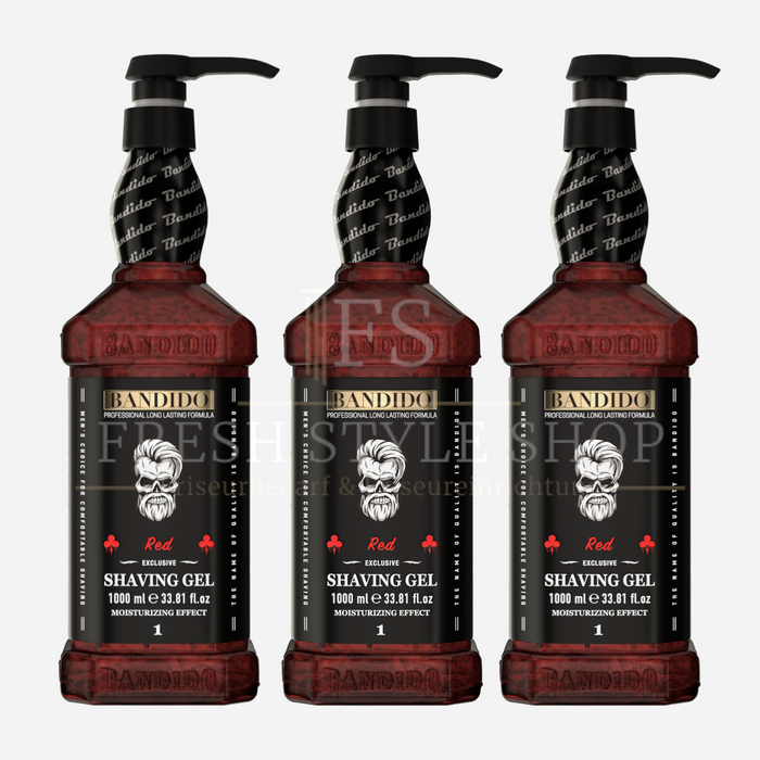 SPARSET Bandido Shaving Gel Rasiergel 1000ml ( Stückzahl und Sorten Auswählbar )