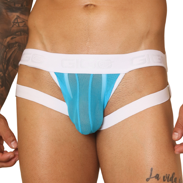 Spectrum Blue Jockstrap de Gigo Underwear
