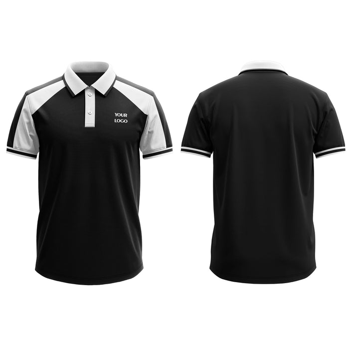 Staff Polos - Raglan White Accent - Personalized Tee - UNISWIFT USA