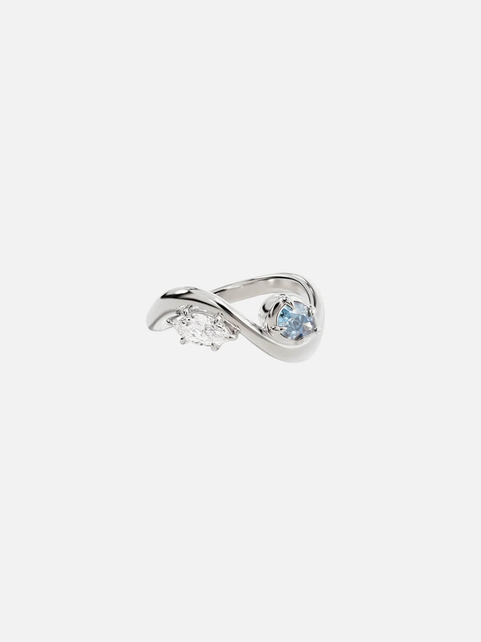 Sterling Silver With Freedom I Become Ring