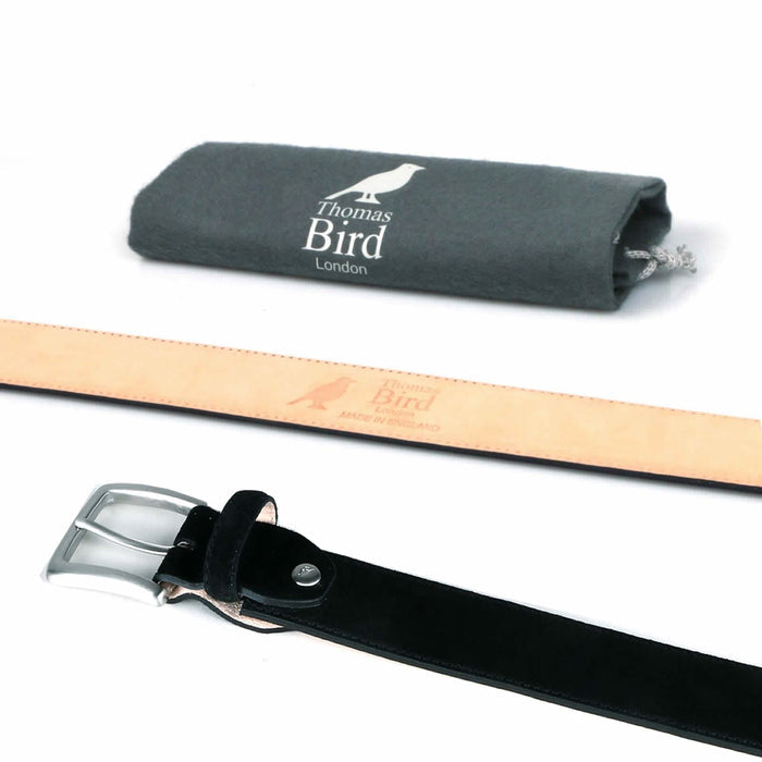 Suede Belt Black