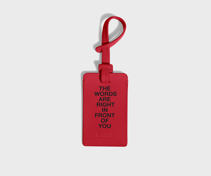 The Luggage Tag in The Words
