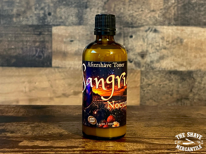 The Shave Mercantile SANGRIA NOCTURNE Aftershave Toner (Alcohol Free) - 3.4 oz. 100 ml.