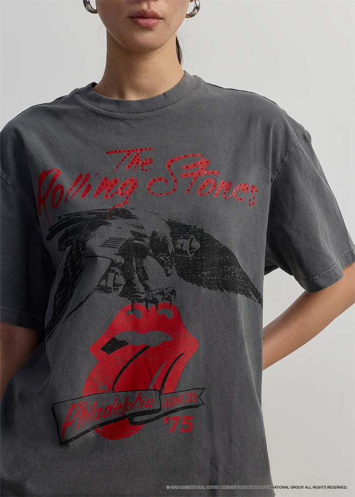 THE STONES TOUR GRAPHIC OVERSIZED TEE