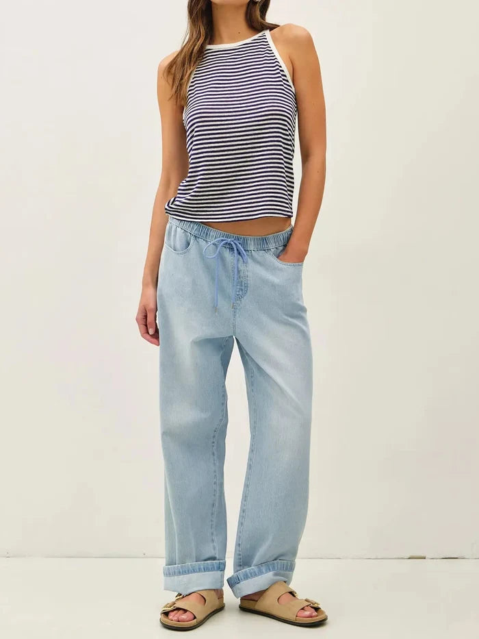 The Throw-On Stripe Tank