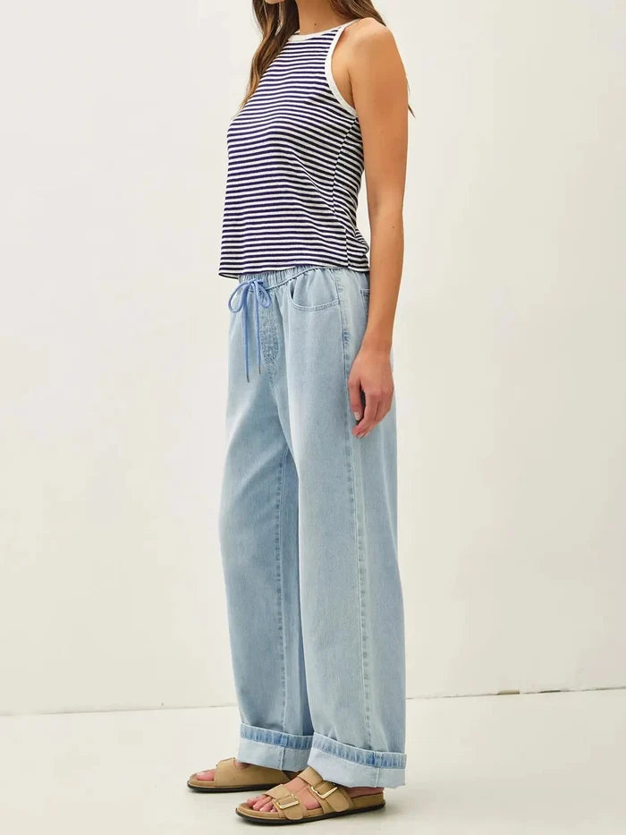 The Throw-On Stripe Tank
