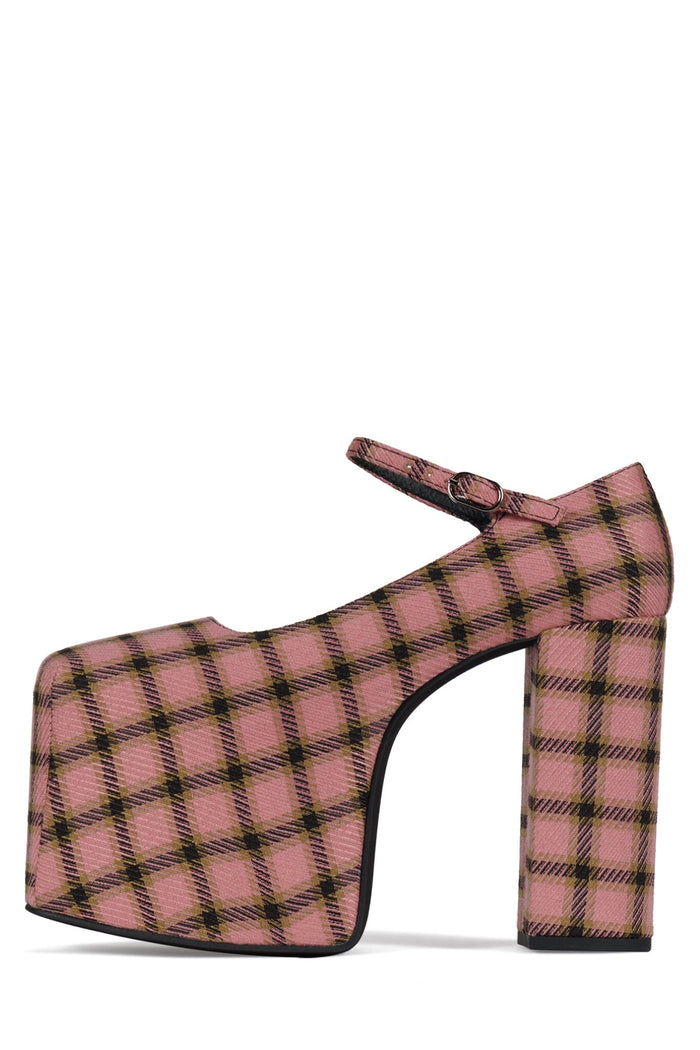 Pink Plaid Tweed / 5