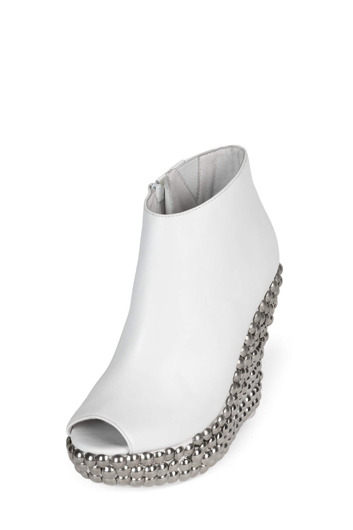 TICK Jeffrey Campbell Platform Booties White _hover