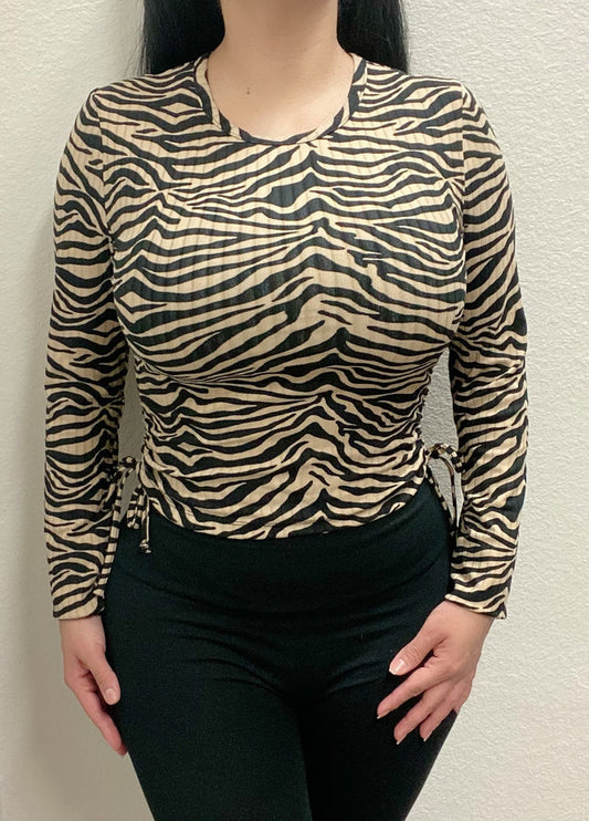 Tiger Print Top
