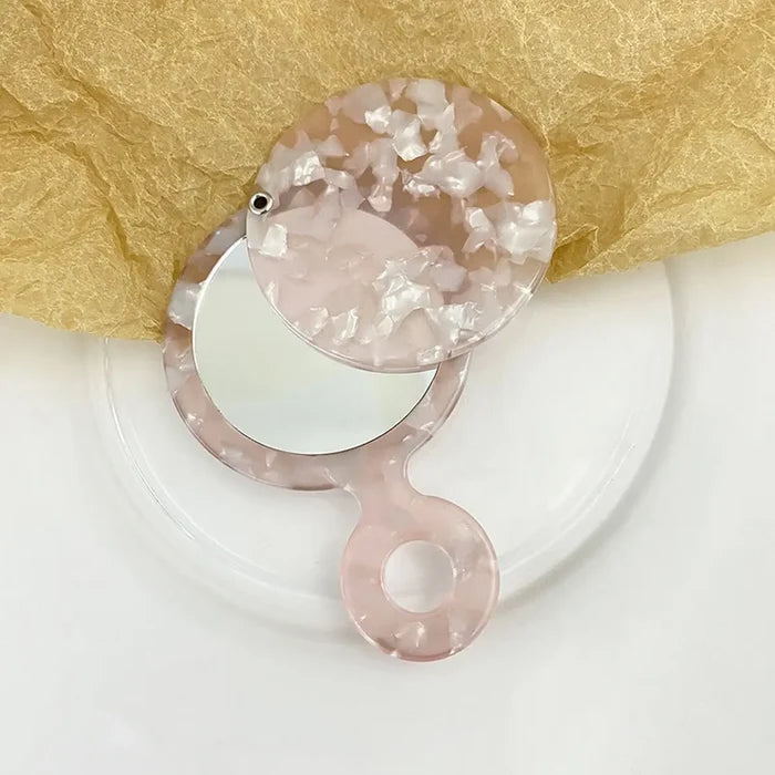 TL A A Handheld Round Mirror