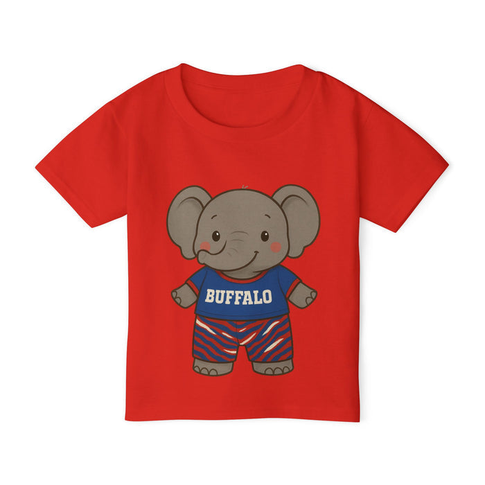 Toddler T-shirt - Buffalo Baby Elephant Design