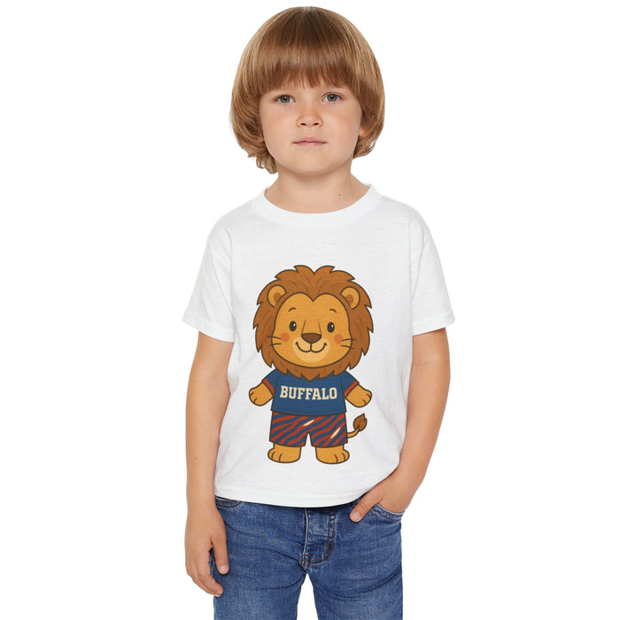 Toddler T-shirt - Cute Baby Buffalo Lion - Buffalo Football Fan Gift