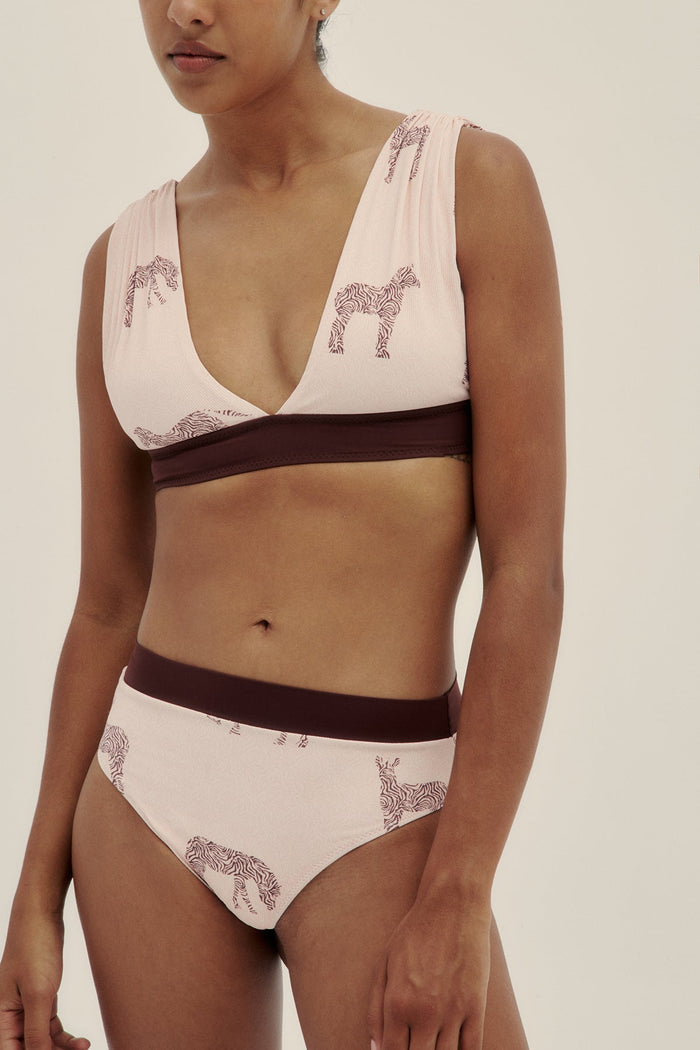 Top Bikini Moni Zebra - Polonio Uruguay