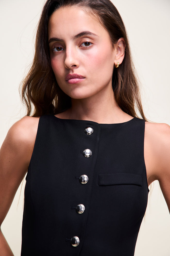 Troyes Top in Black