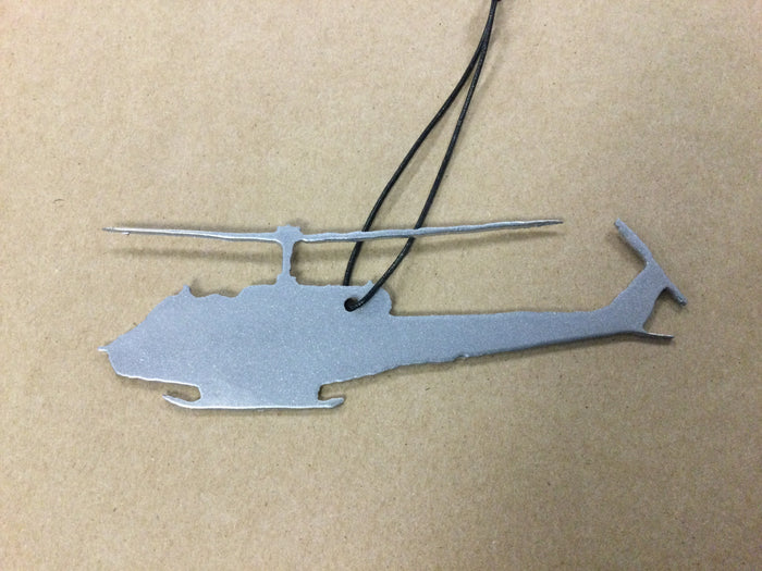 UH-1 Huey Ornament - Metal