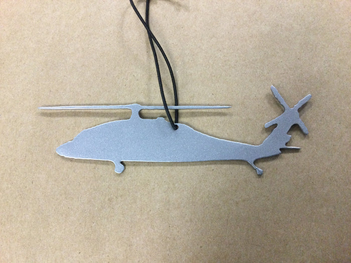 UH-60 Black Hawk Helicopter Ornament - Metal