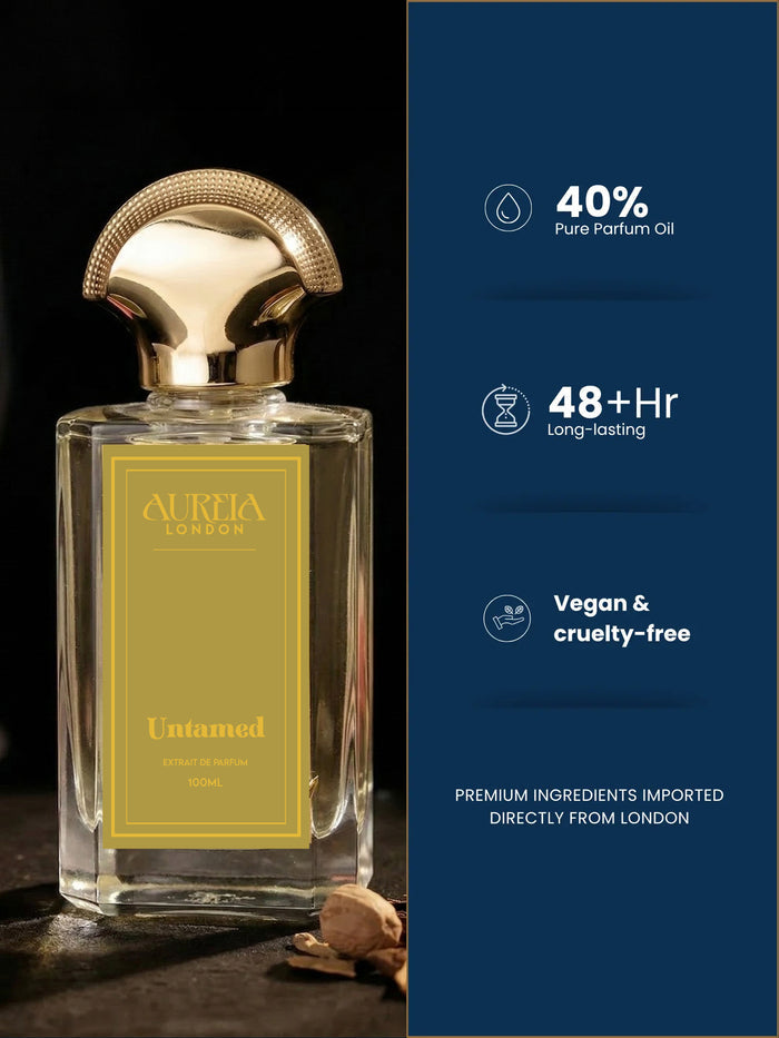 Untamed By Aureia London | 48 Hours Long Lasting Extrait de Parfum