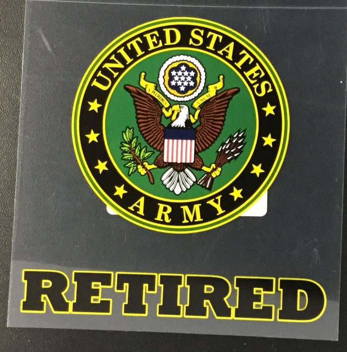 US Army Retired Decal
