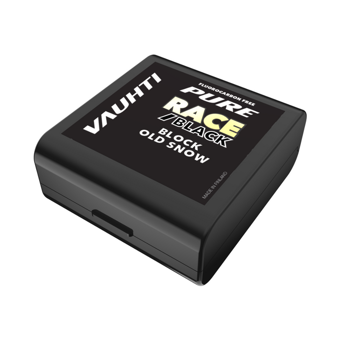 A product picture of the Vauhti RACE OLD SNOW BLACK Block | 12g