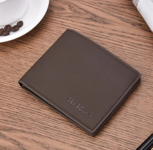 WA334 - Dark Brown Frosted Men's Wallet